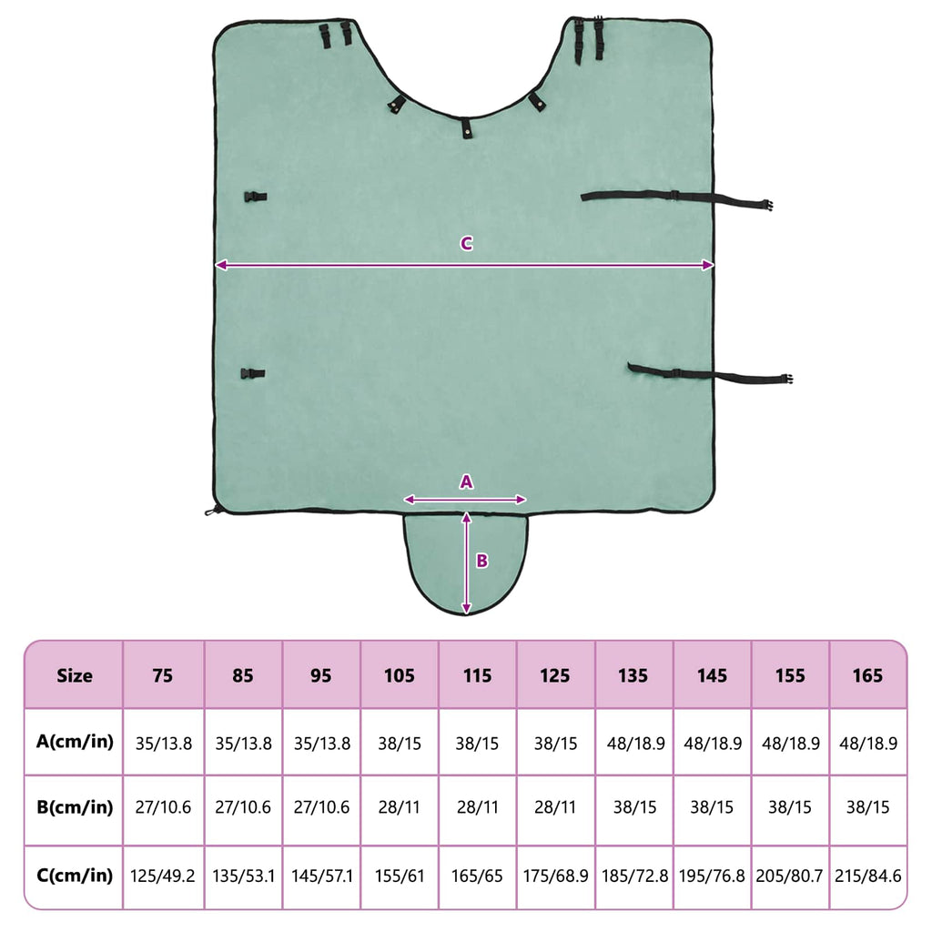 Pferdedecke Sondergrün 115 cm Polyester