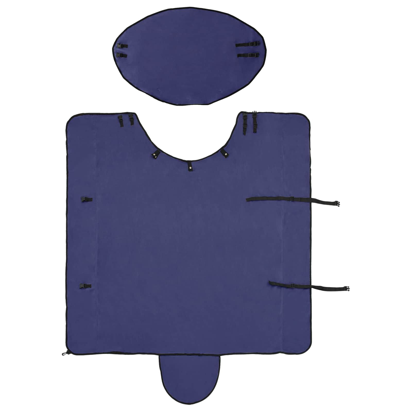 Pferdedecke Marineblau 155 cm Polyester
