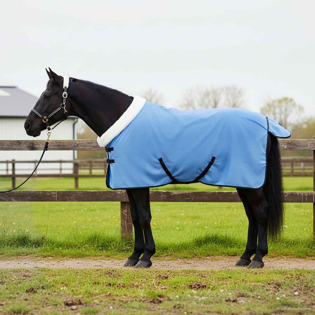 Pferdedecke Volles Aqua 85 cm Polarfleece