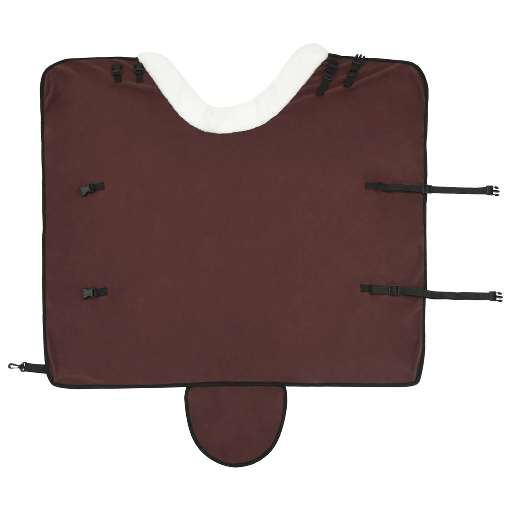Pferdedecke Volles Dunkelbraun 85 cm Polarfleece