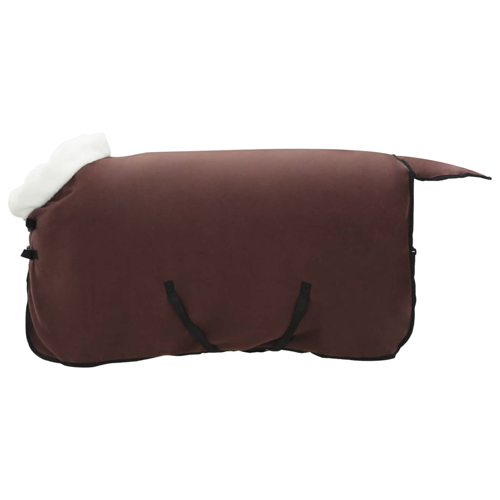 Pferdedecke Volles Dunkelbraun 105 cm Polarfleece