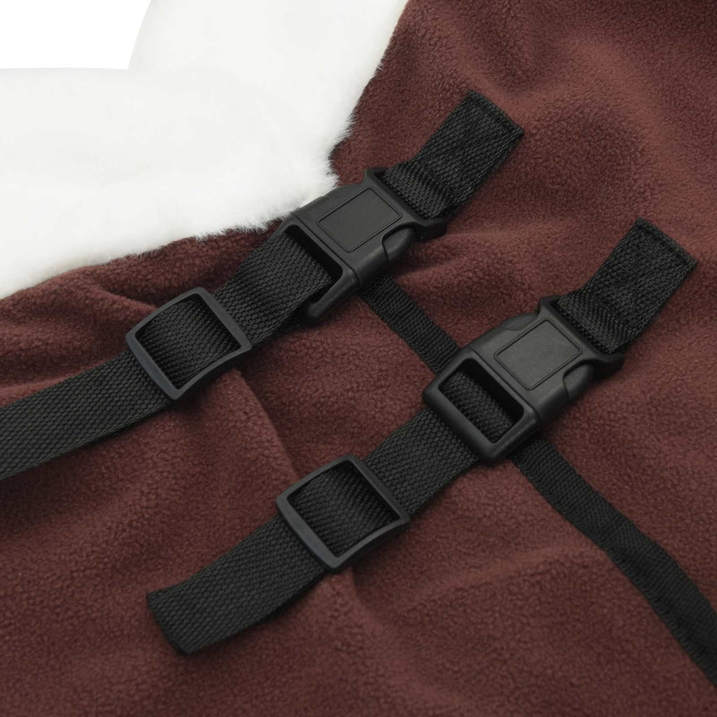 Pferdedecke Volles Dunkelbraun 115 cm Polarfleece
