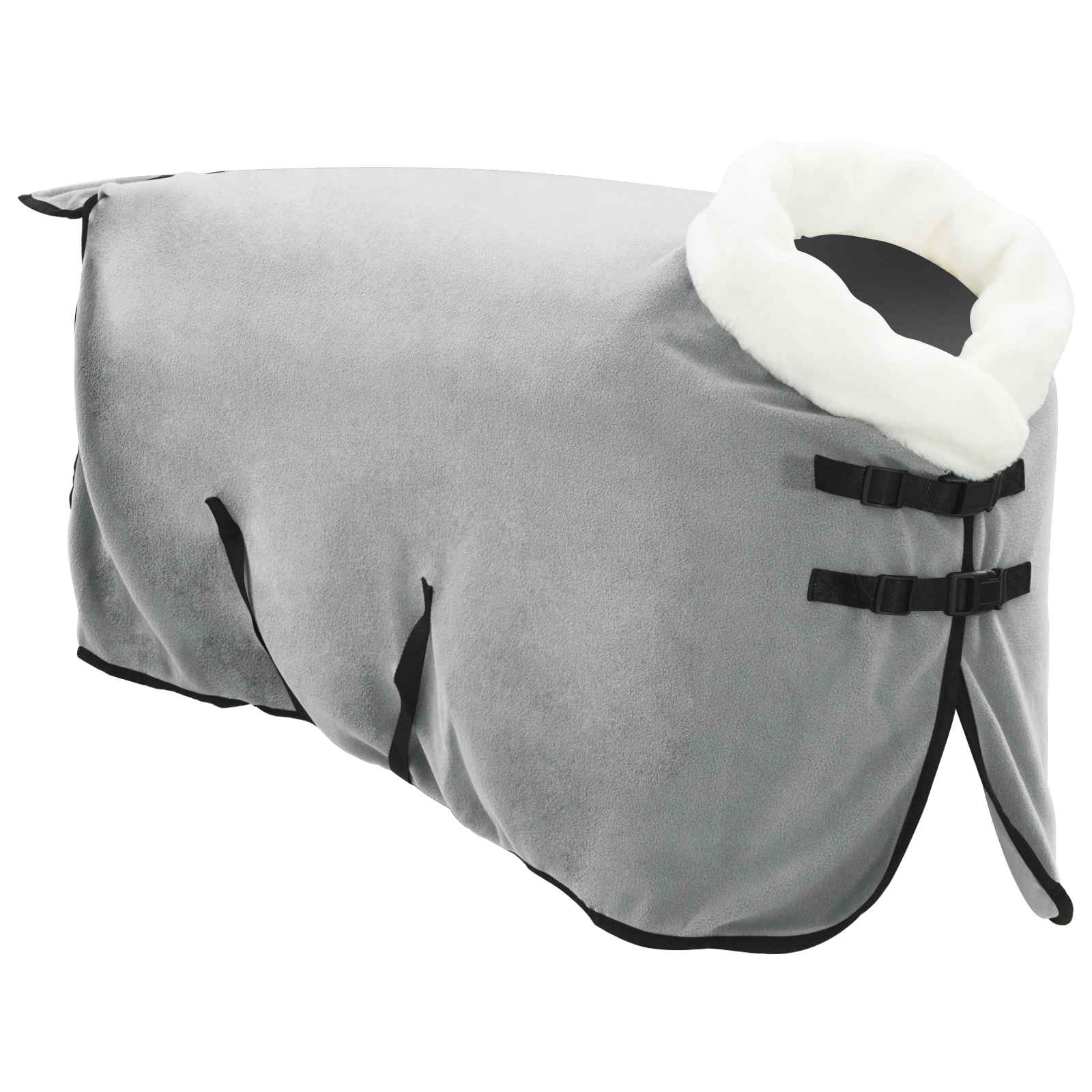 Pferdedecke Helles Grau 75 cm Polarfleece
