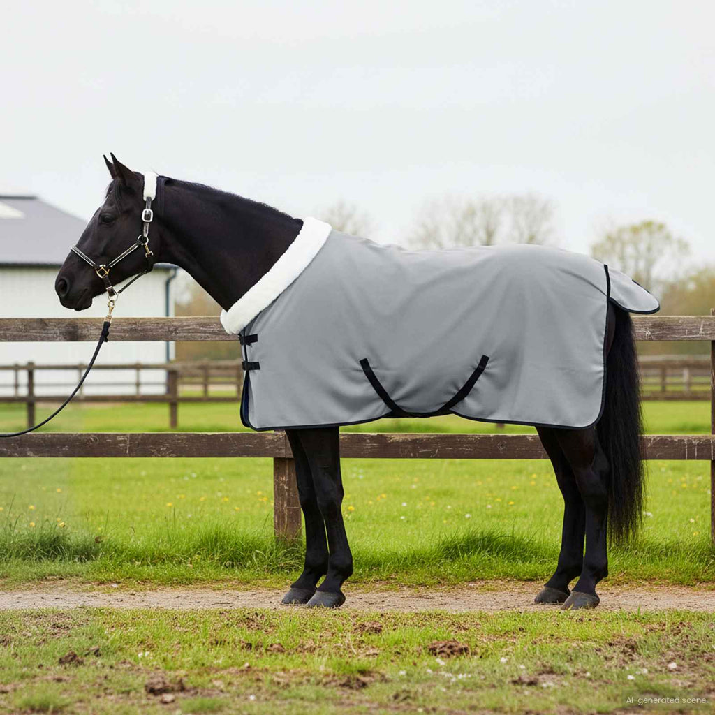 Pferdedecke Dunkelgrün 95 cm Polarfleece