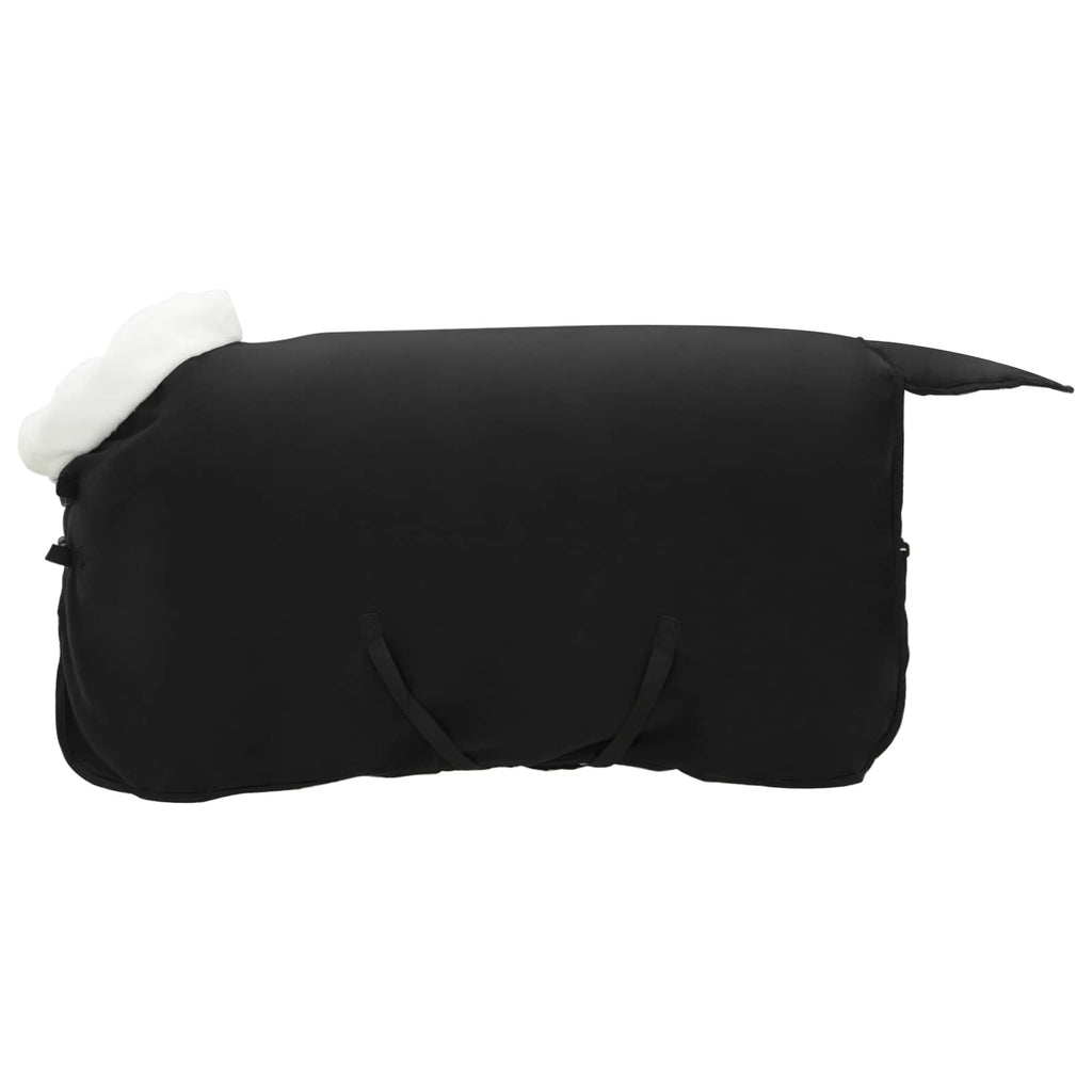 Pferdedecke Schwarz 95 cm Polarfleece