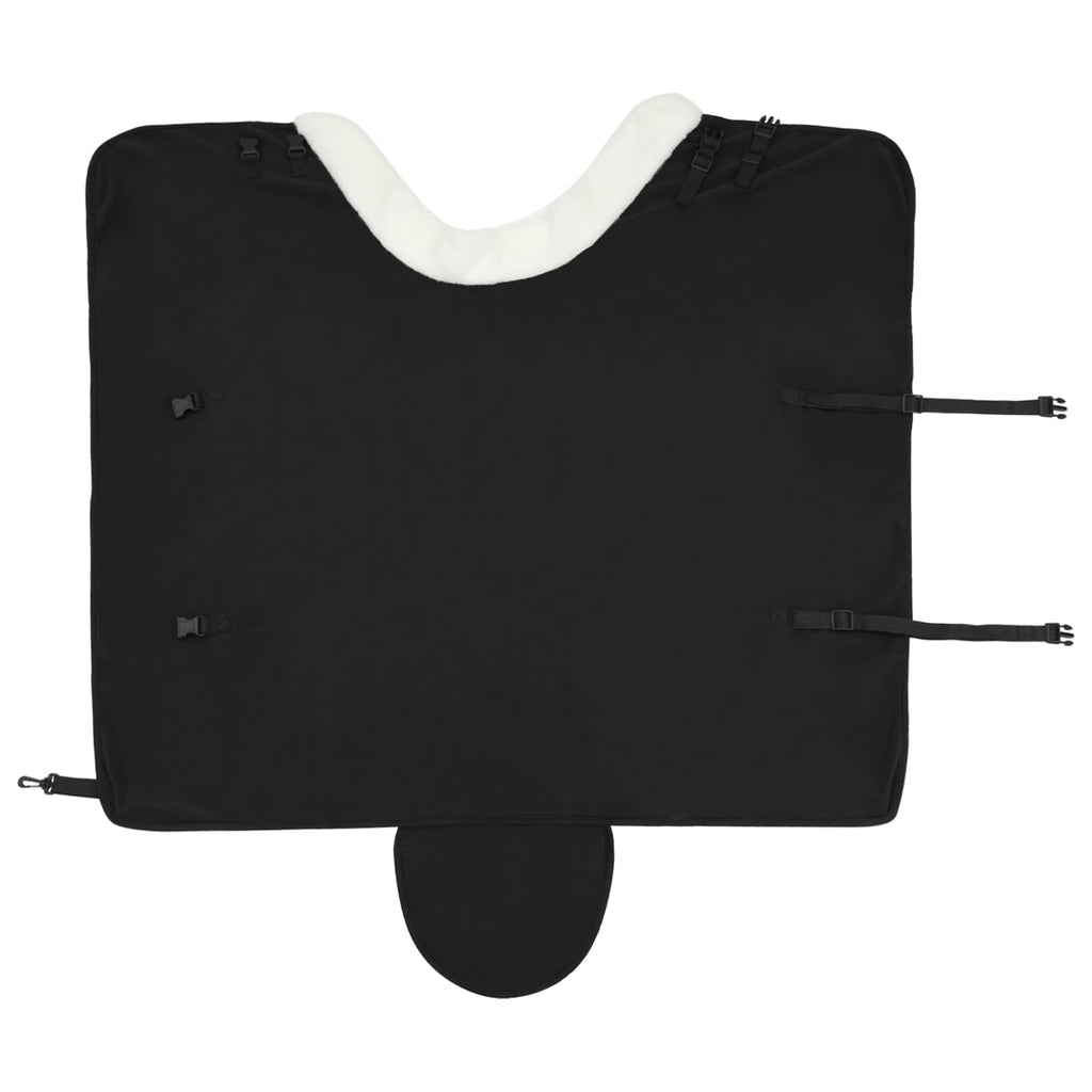 Pferdedecke Schwarz 95 cm Polarfleece
