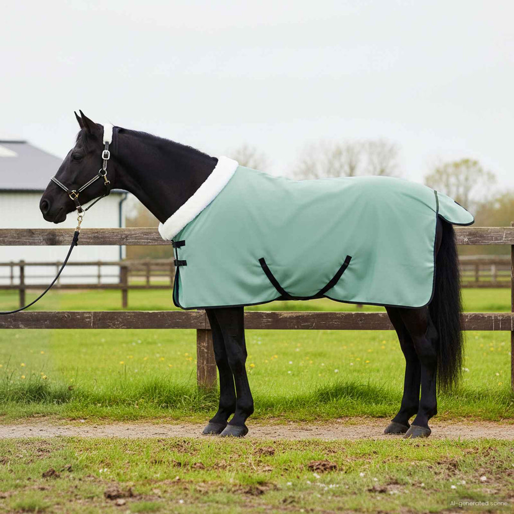 Pferdedecke Dunkelgrün 85 cm Polarfleece