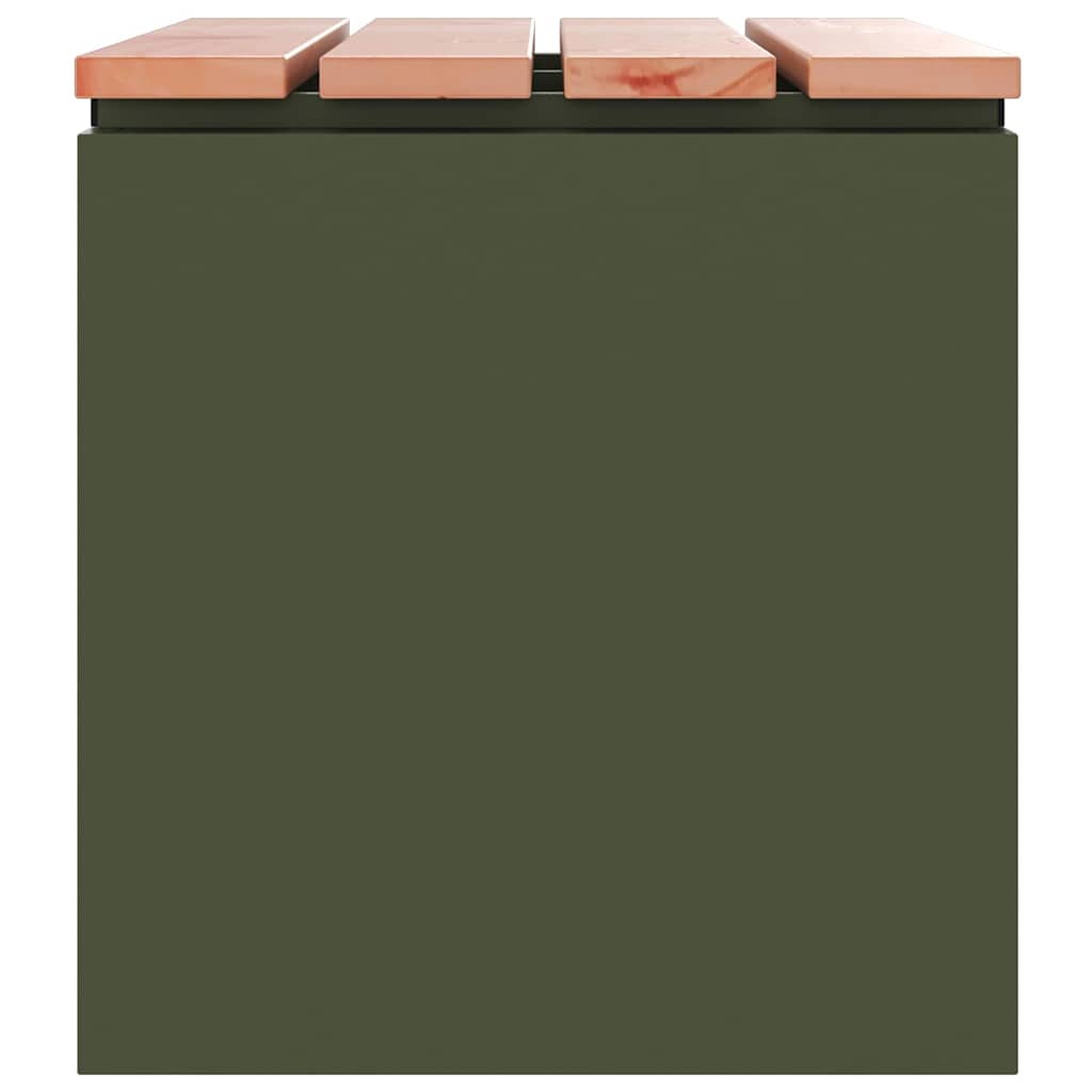 Gartenbank Olive Grün 60 x 40 x 43 cm