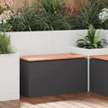 Gartenbank Schwarz 80 x 40 x 43 cm