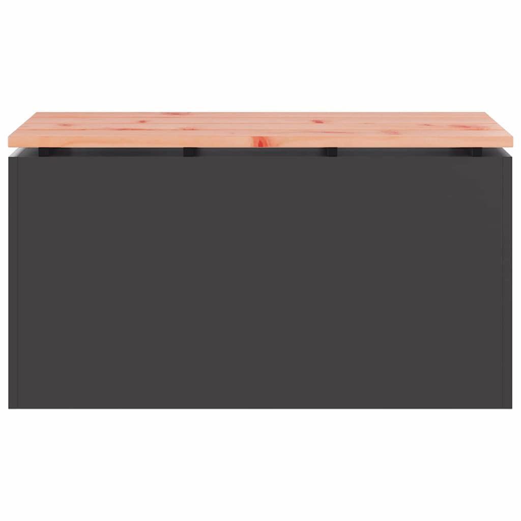 Gartenbank Schwarz 80 x 40 x 43 cm