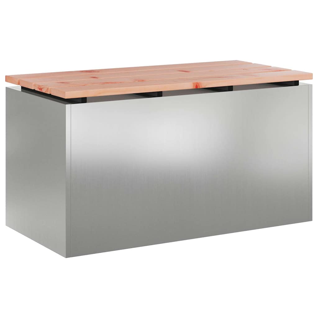 Gartenbank Verzinkter Stahl 80 x 40 x 43 cm