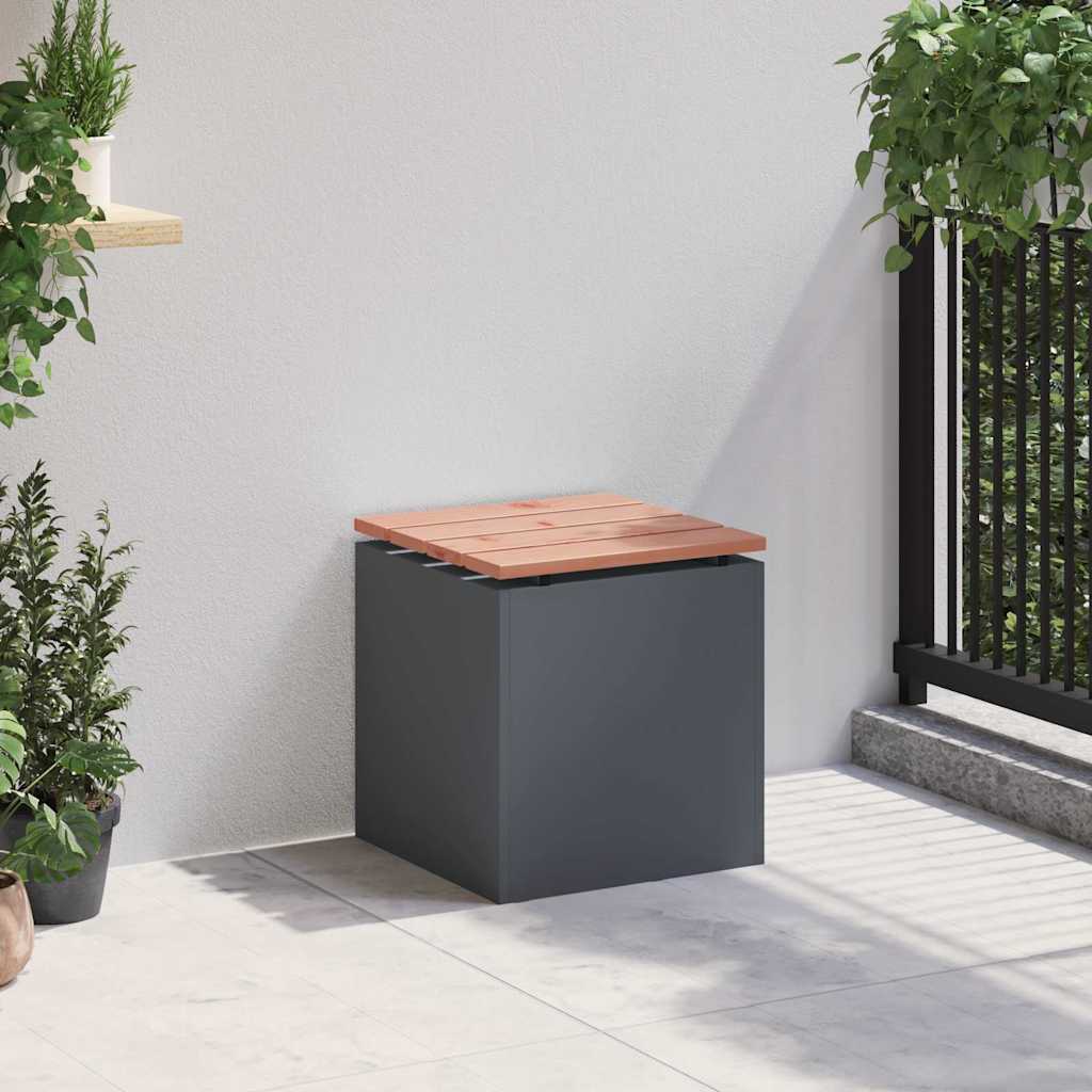 Gartenbank Anthrazit 40 x 40 x 43 cm