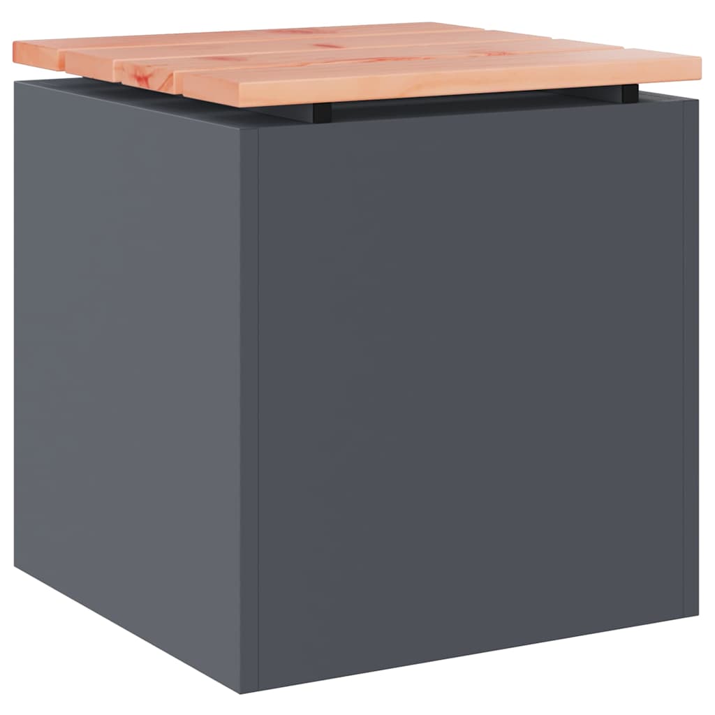 Gartenbank Anthrazit 40 x 40 x 43 cm