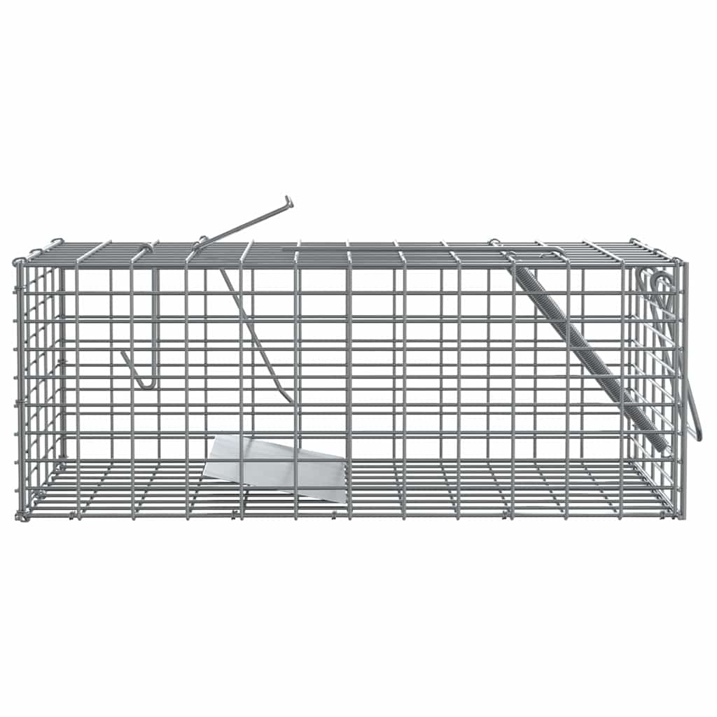 Tierfalle Anthrazit 31 x 13 x 12cm Stahl