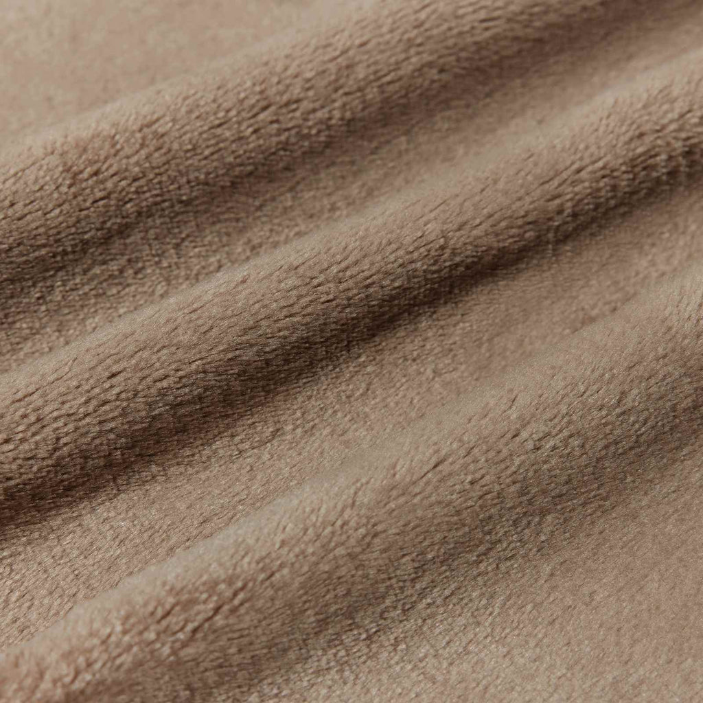 Überwurfdecke Kamel 130 x 150 cm Fleece