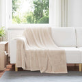 Wohndecken 6 pcs Beige 150 x 200 cm Fleece