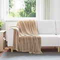 Wohndecken 6 pcs Kamel 130 x 150 cm Fleece