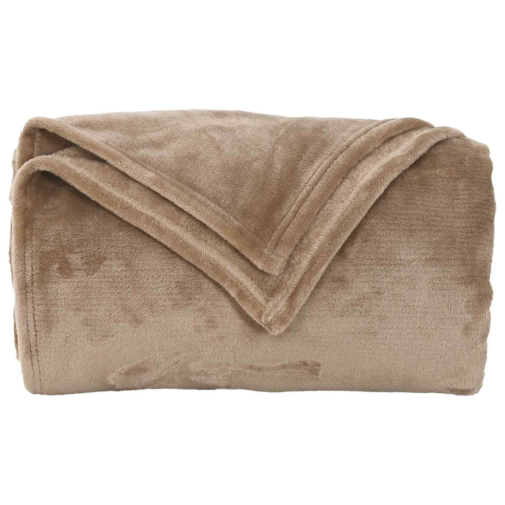 Wohndecken 6 pcs Kamel 130 x 150 cm Fleece