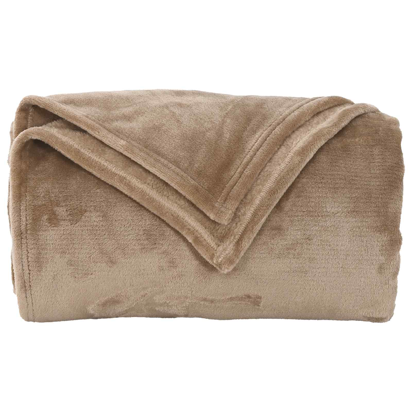 Wohndecken 6 pcs Kamel 130 x 150 cm Fleece