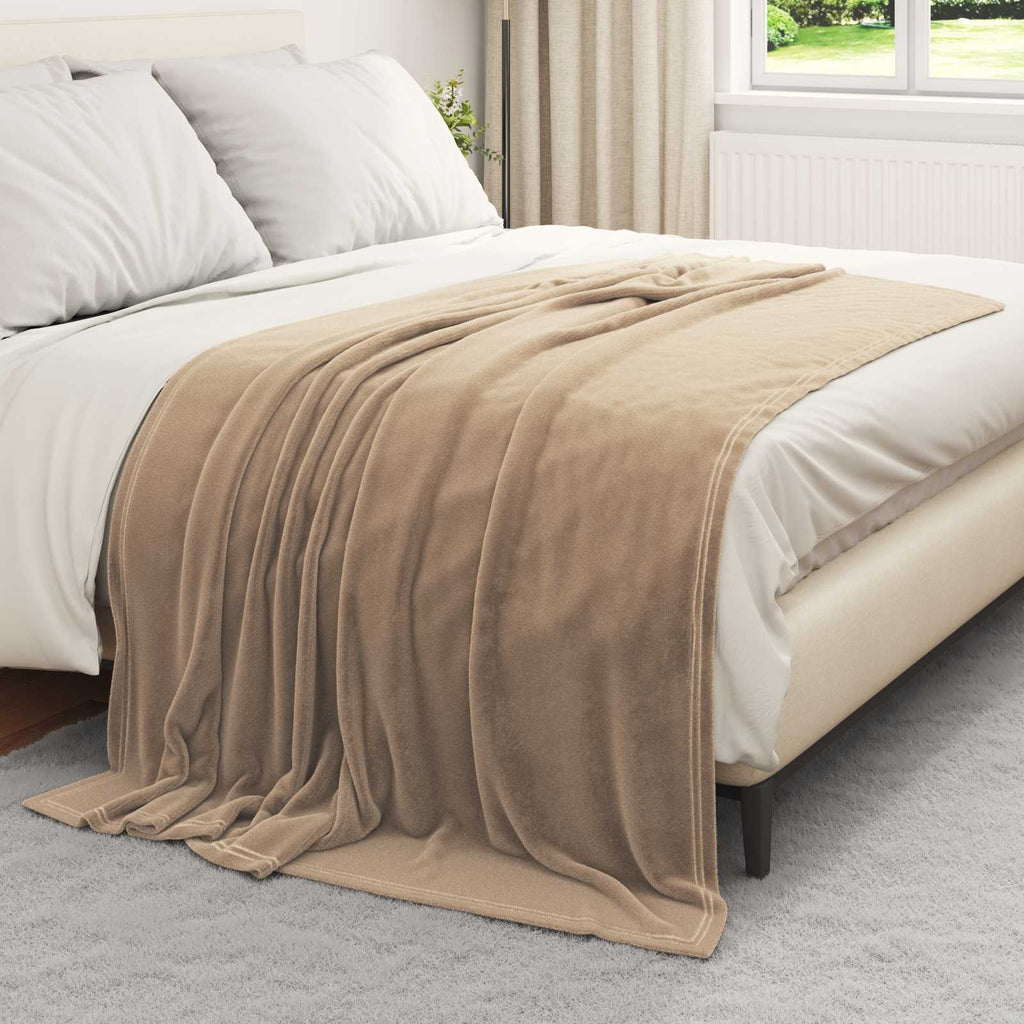 Wohndecken 6 pcs Kamel 150 x 200 cm Fleece