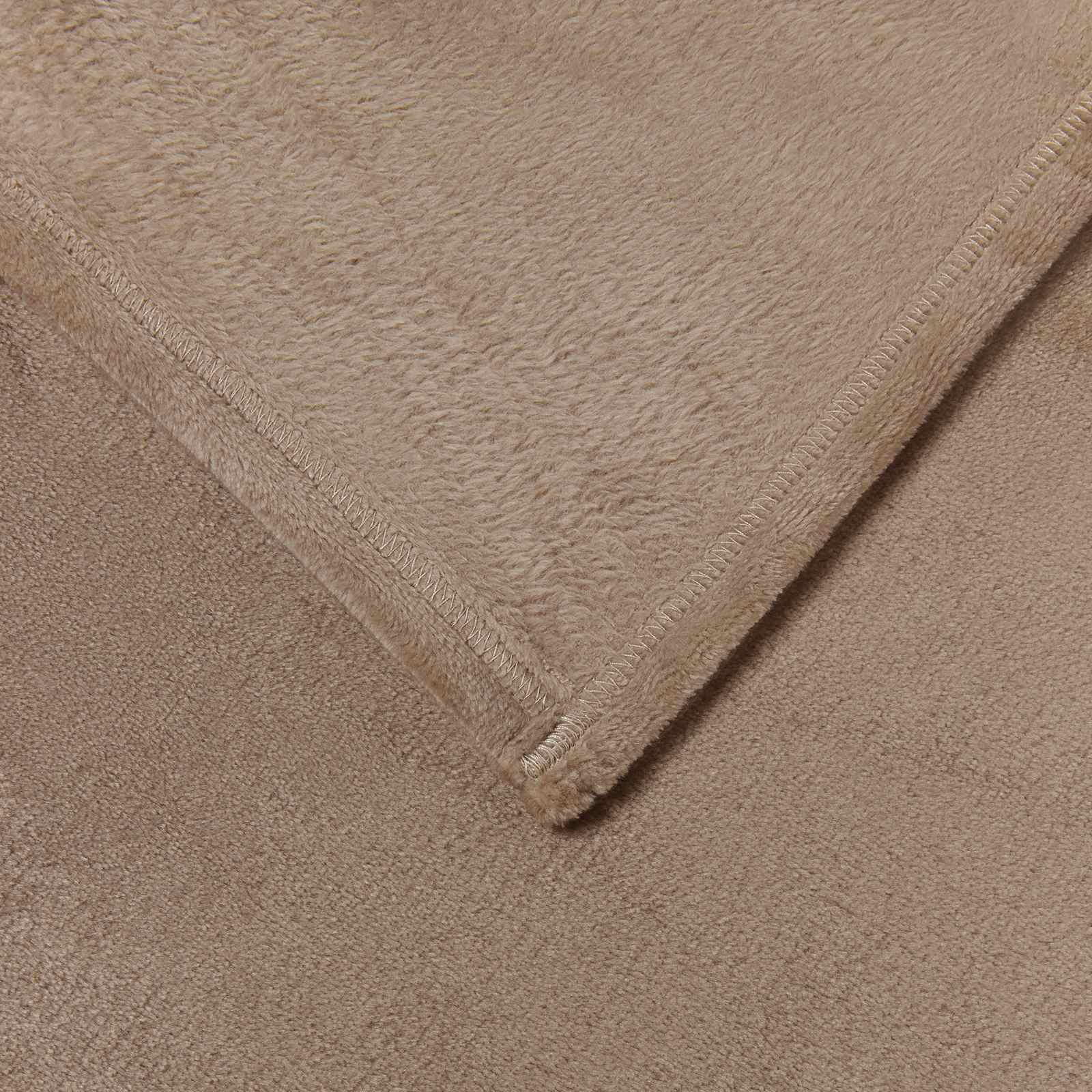 Wohndecken 6 pcs Kamel 240 x 270 cm Fleece