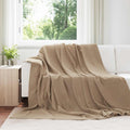 Wohndecken 6 pcs Kamel 240 x 270 cm Fleece
