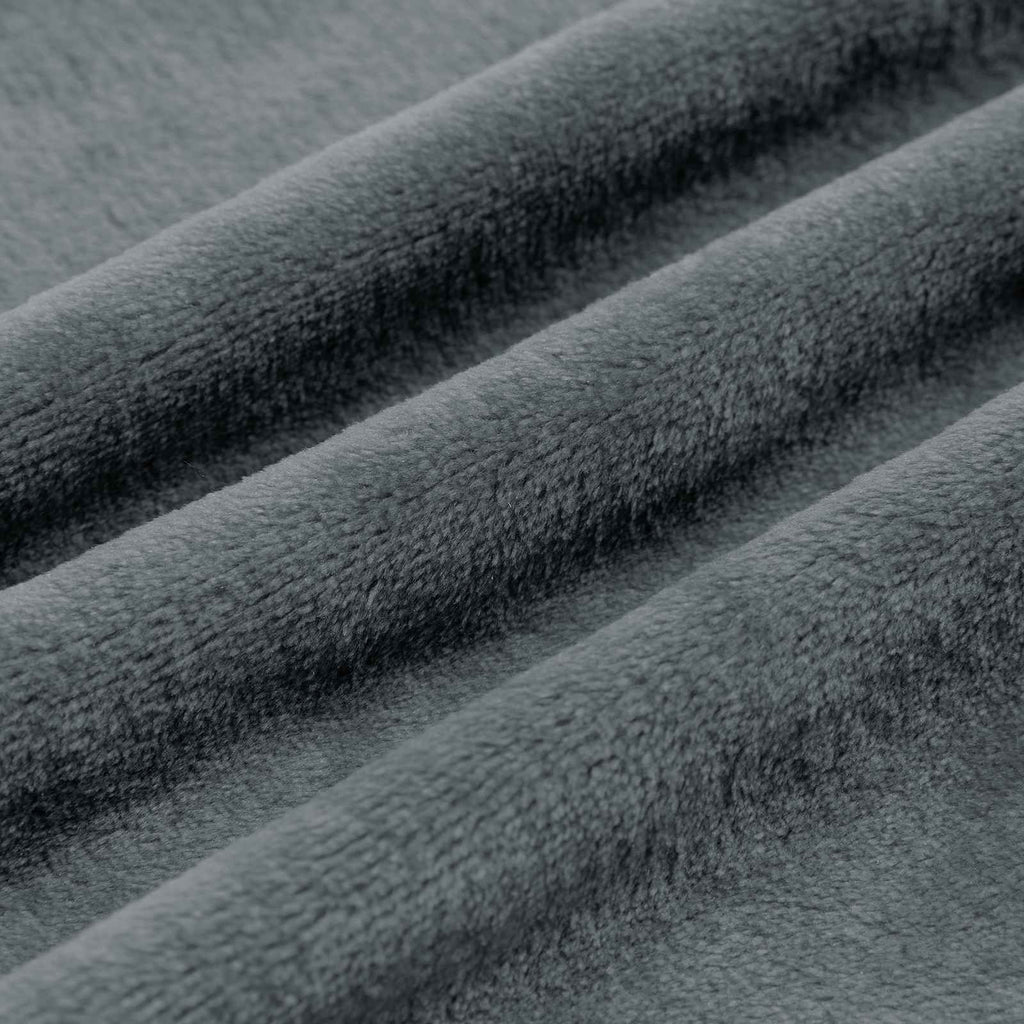 Wohndecken 6 pcs Dunkelgrau 150 x 200 cm Fleece