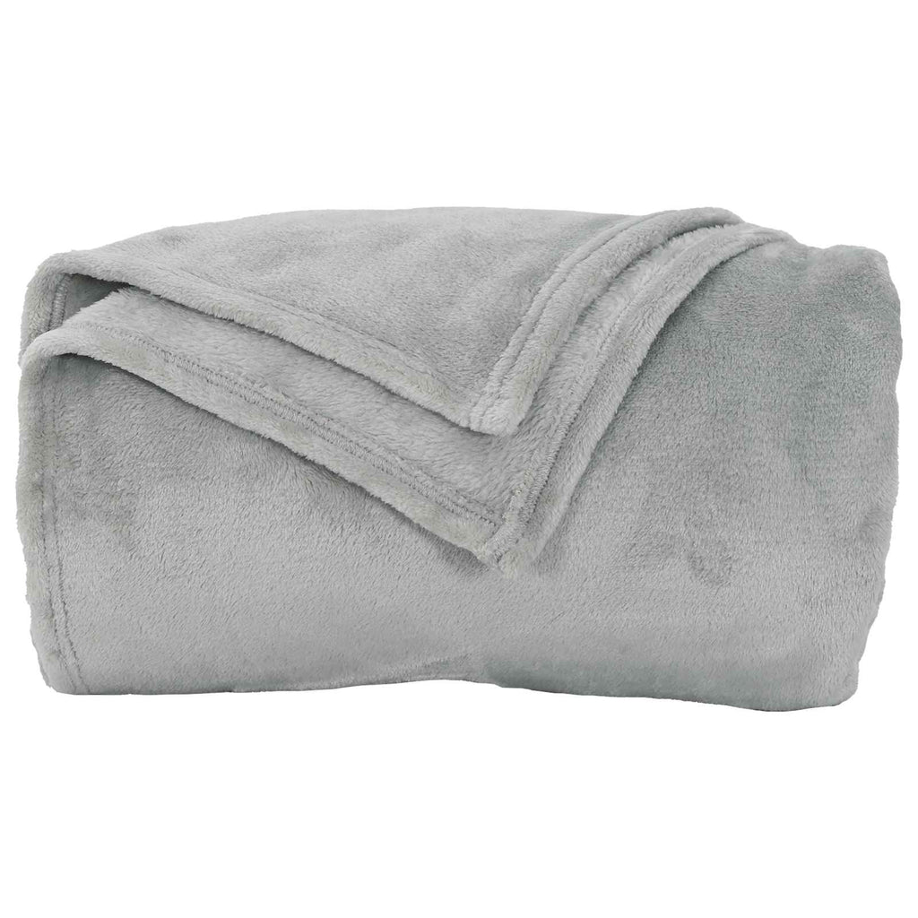 Wohndecken 6 pcs Grau 130 x 150 cm Fleece
