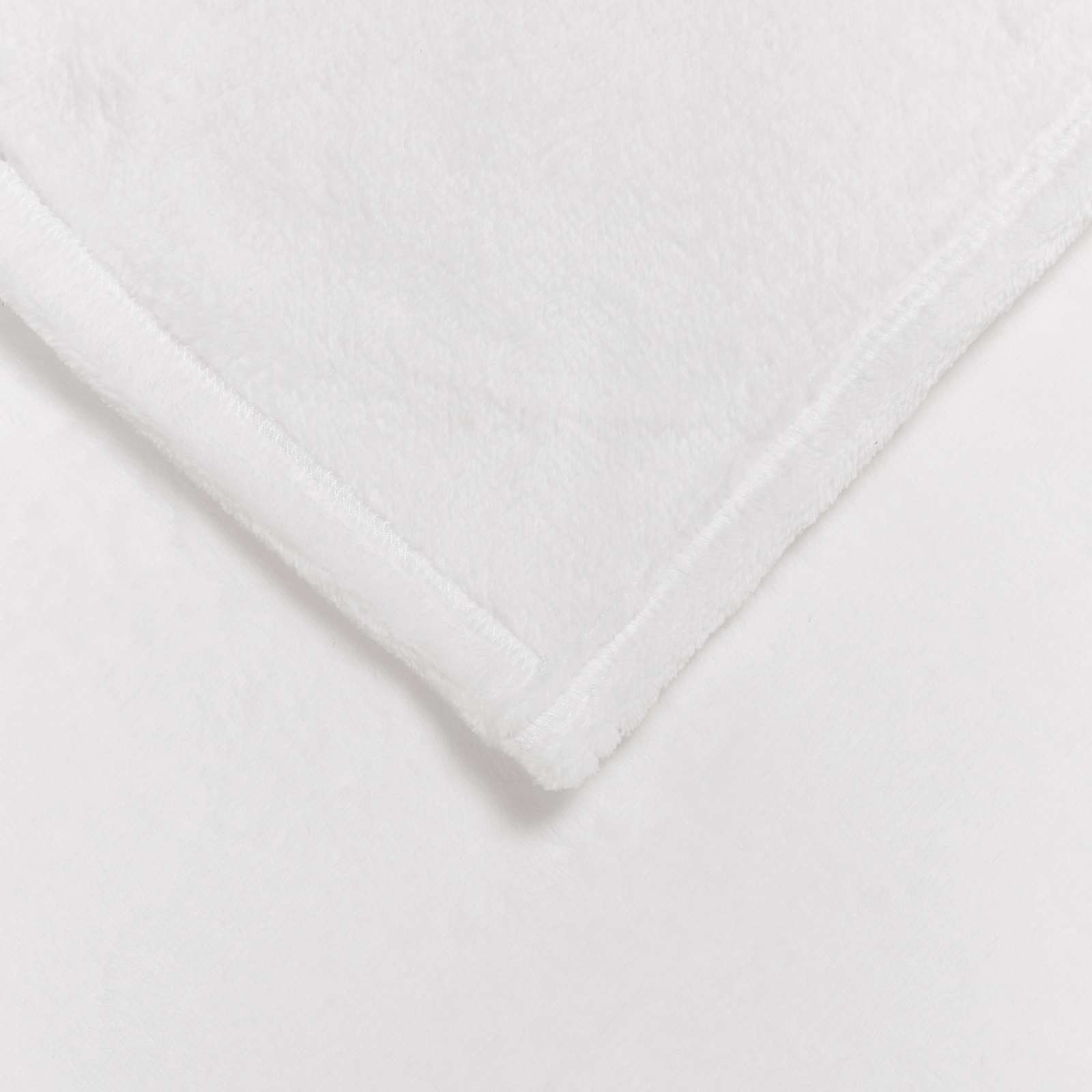 Wohndecken 6 pcs Weiß 220 x 240 cm Fleece