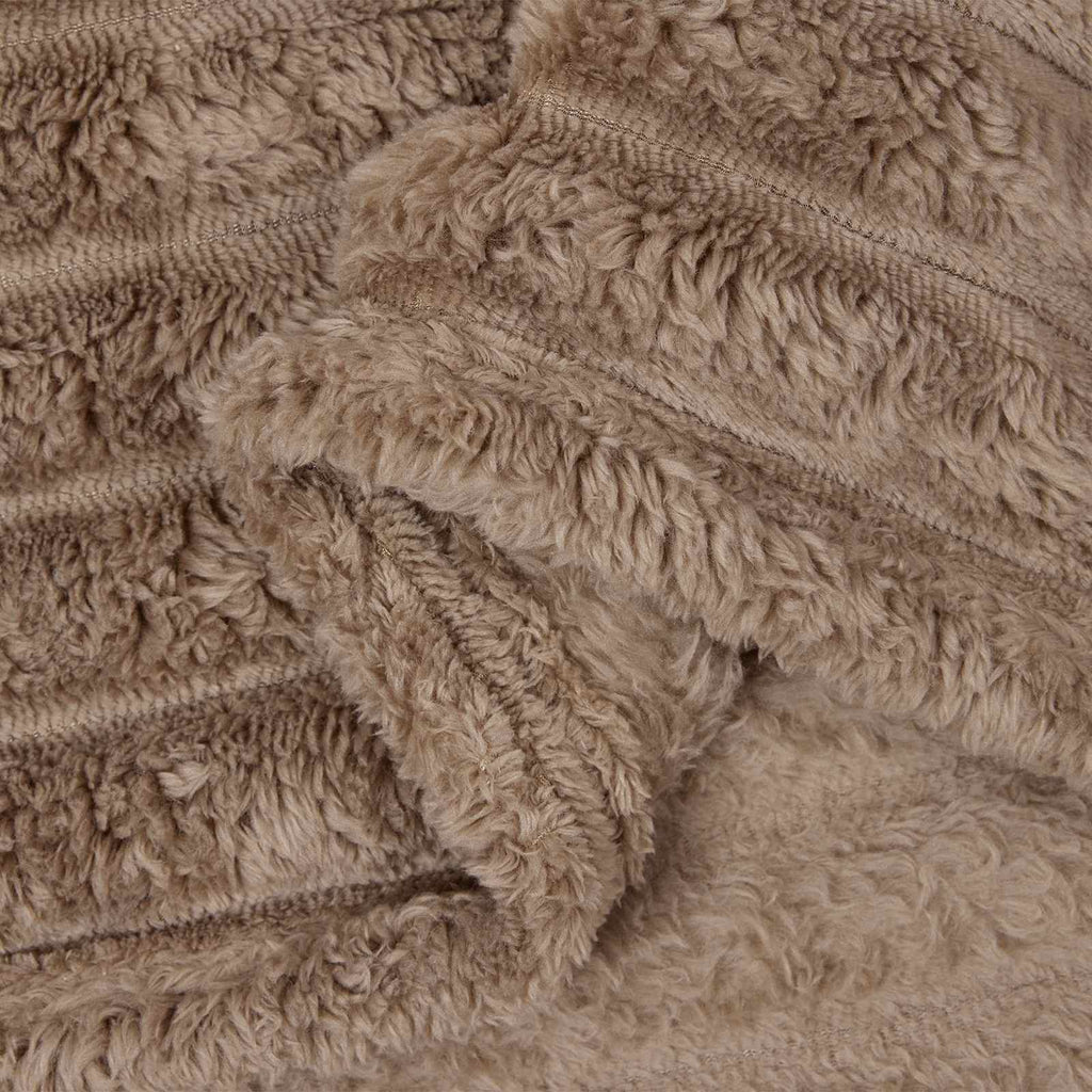 Überwurfdecke Kamel 200 x 150 cm Fleece