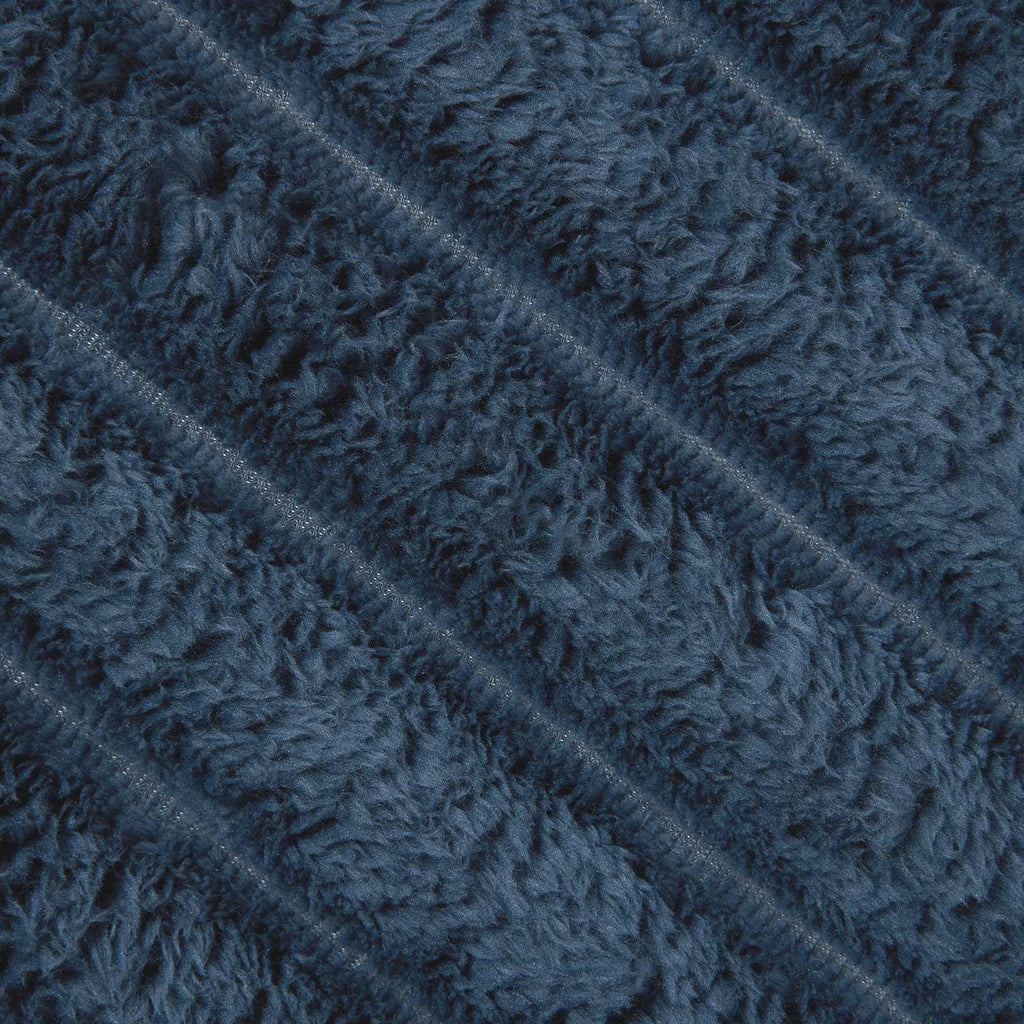 Überwurfdecke Marineblau 240 x 220 cm Fleece