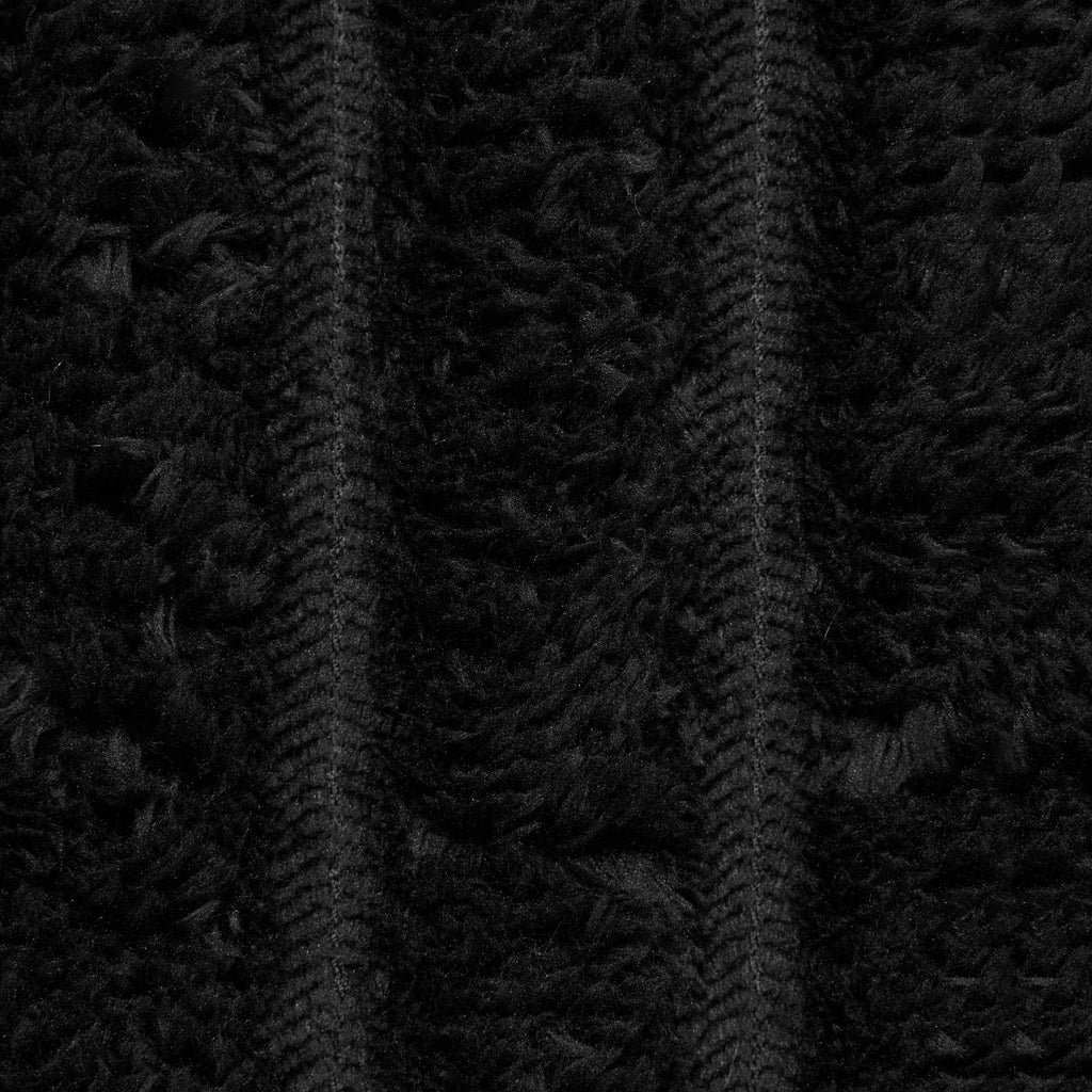 Überwurfdecke Schwarz 240 x 220 cm Fleece