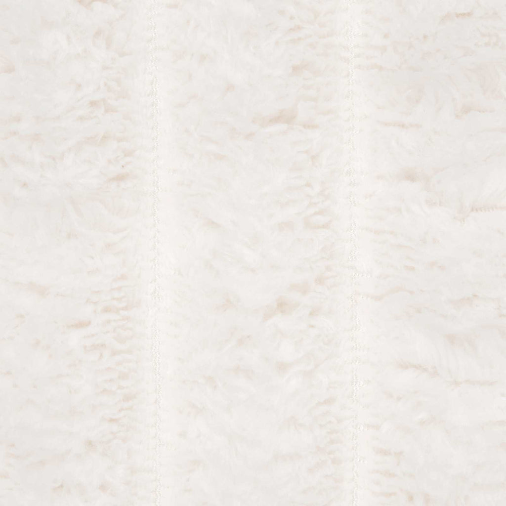 Überwurfdecke Creme 150 x 130 cm Fleece