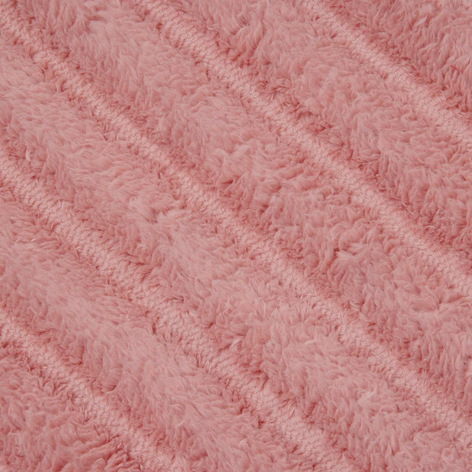 Überwurfdecke Rosa 270 x 240 cm Fleece