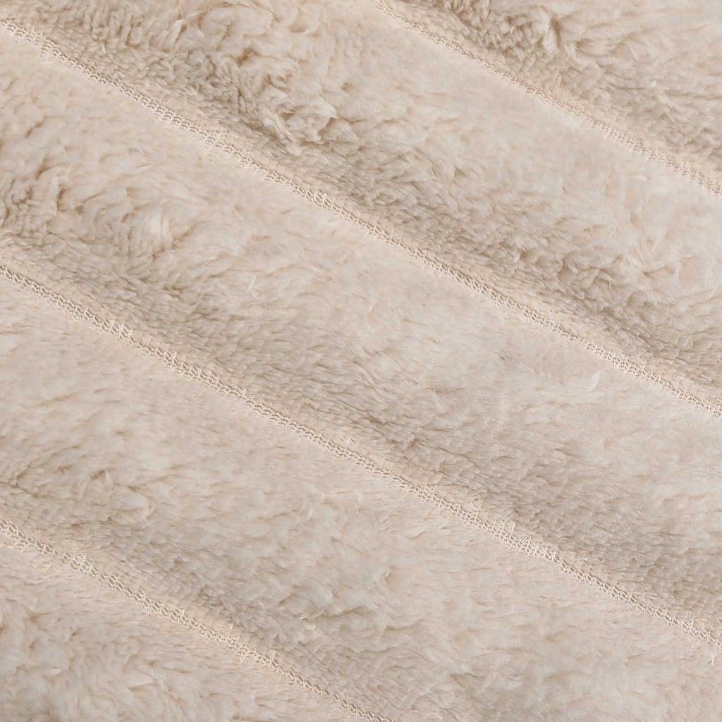 Wohndecken 6 pcs Beige 270 x 240 cm Fleece