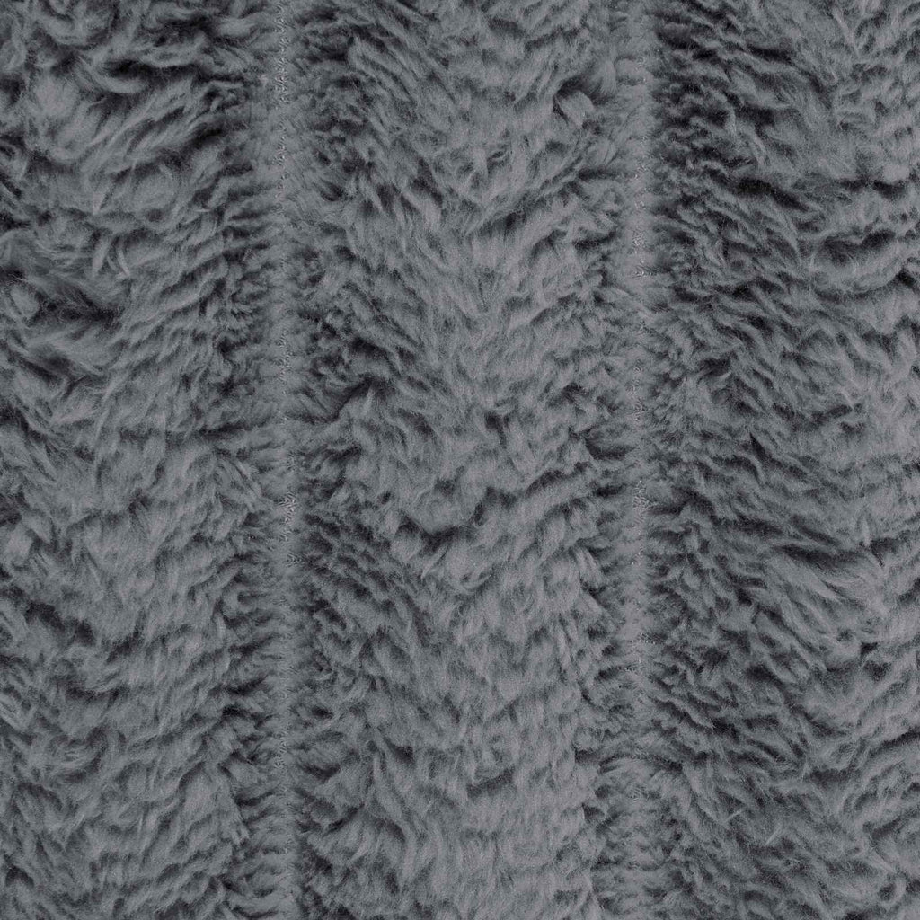 Wohndecken 6 pcs Dunkelgrau 270 x 240 cm Fleece