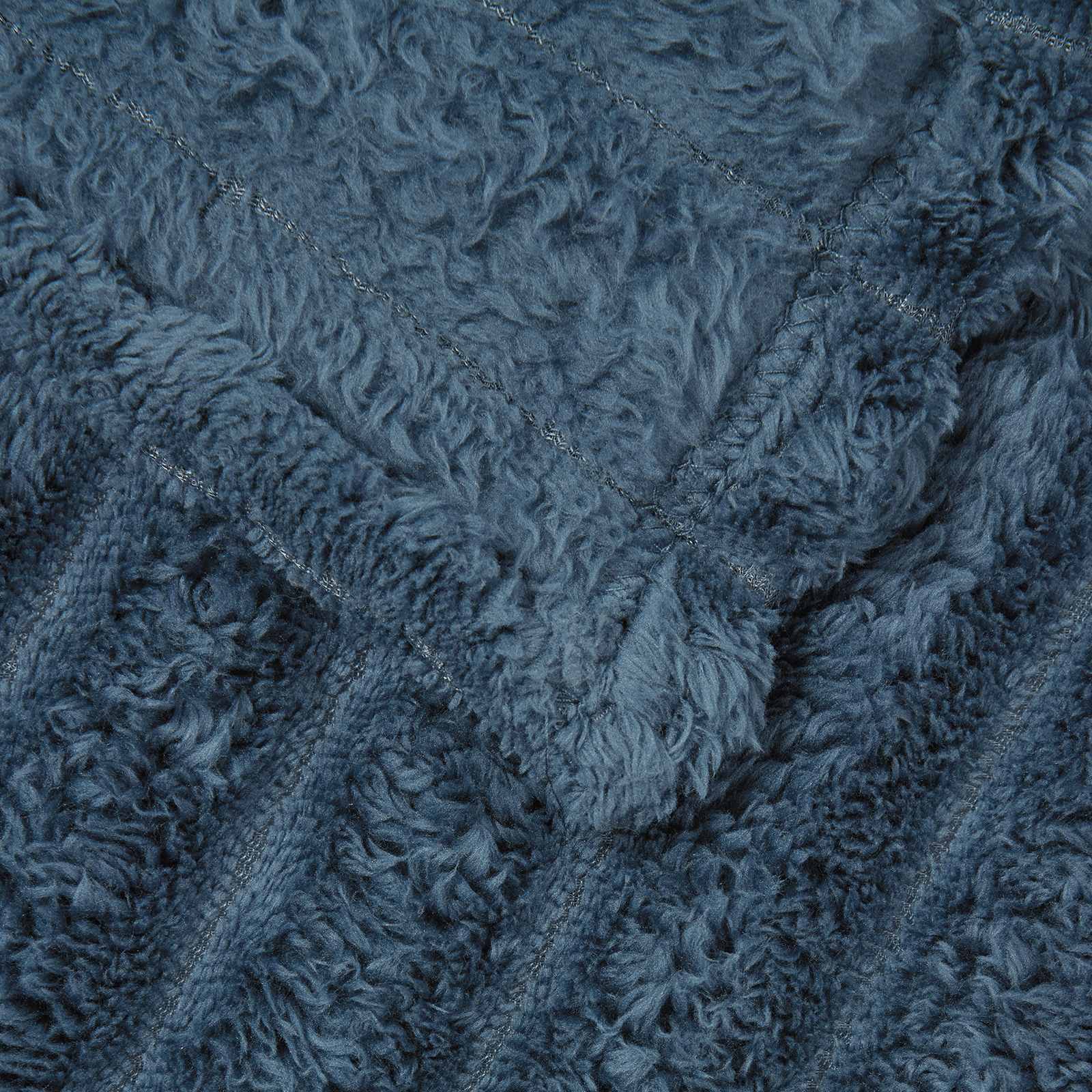Wohndecken 6 pcs Marineblau 200 x 150 cm Fleece