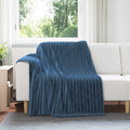 Wohndecken 6 pcs Marineblau 200 x 150 cm Fleece