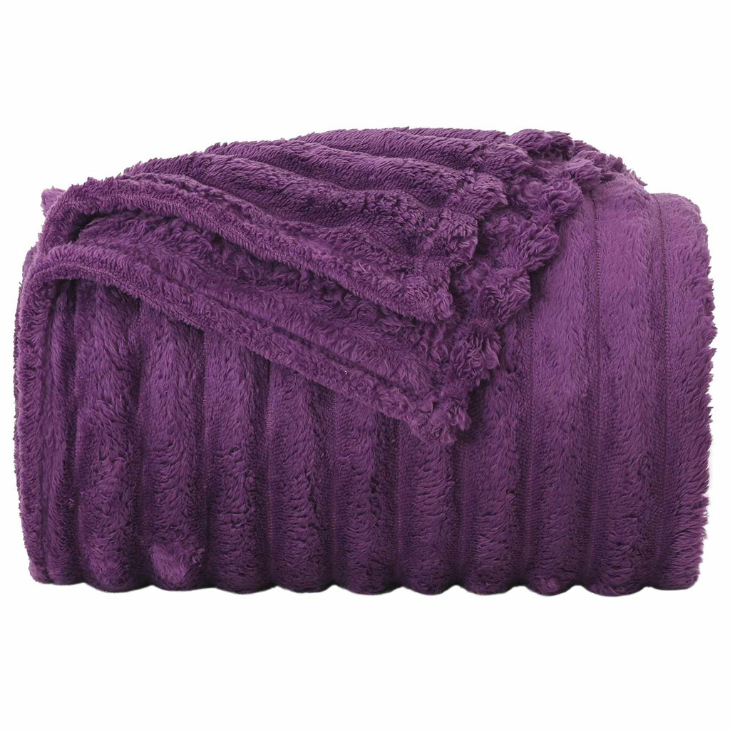 Wohndecken 6 pcs Lila 150 x 130 cm Fleece