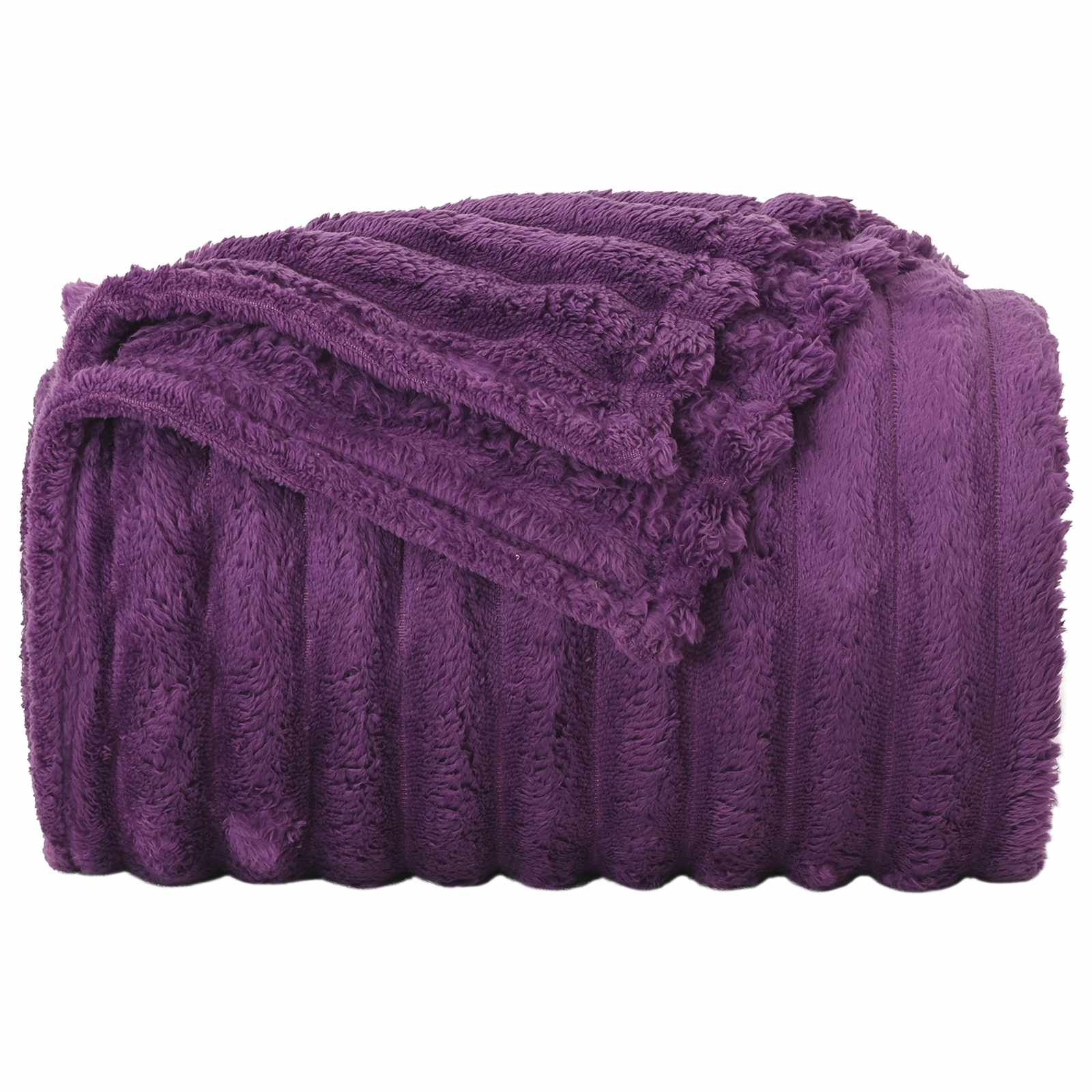 Wohndecken 6 pcs Lila 270 x 240 cm Fleece