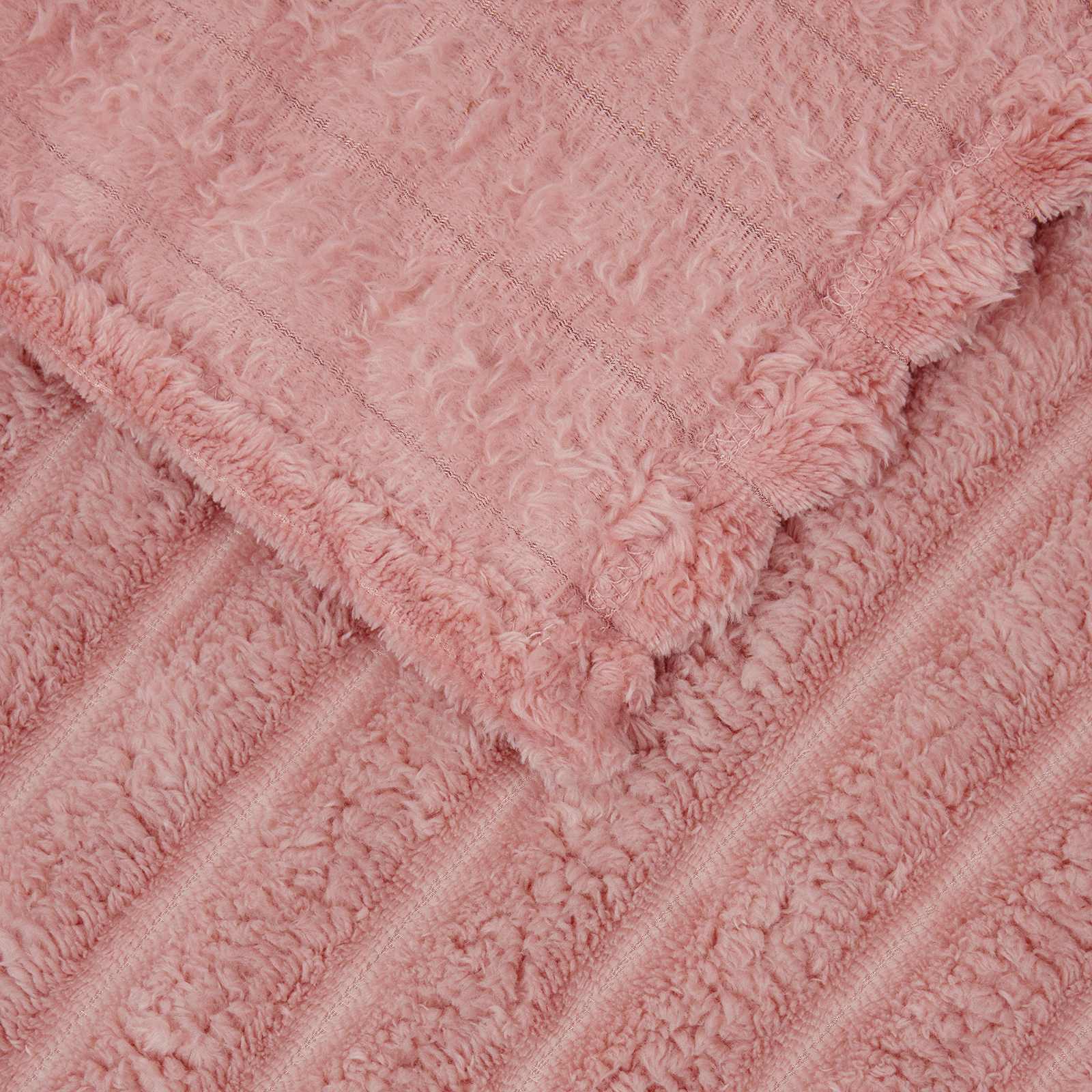 Wohndecken 6 pcs Rosa 240 x 220 cm Fleece