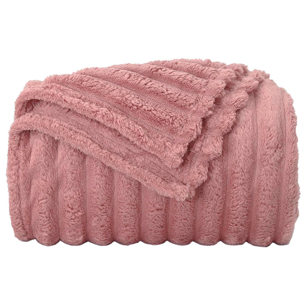 Wohndecken 6 pcs Rosa 270 x 240 cm Fleece