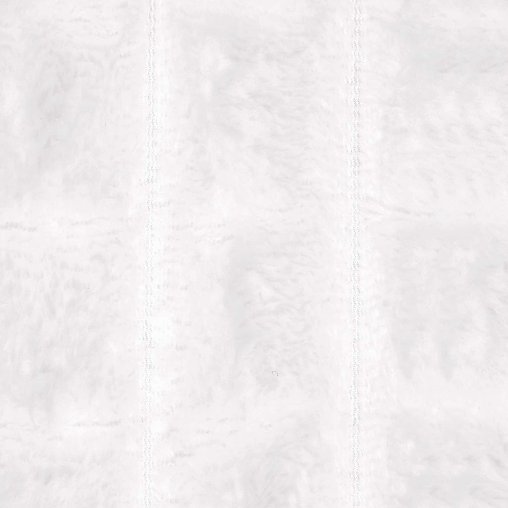Überwurfdecke Weiß 200 x 150 cm Fleece