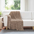 Wohndecken 6 pcs Kamel 150 x 130 cm Fleece