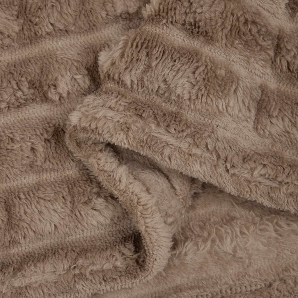 Wohndecken 6 pcs Kamel 240 x 220 cm Fleece