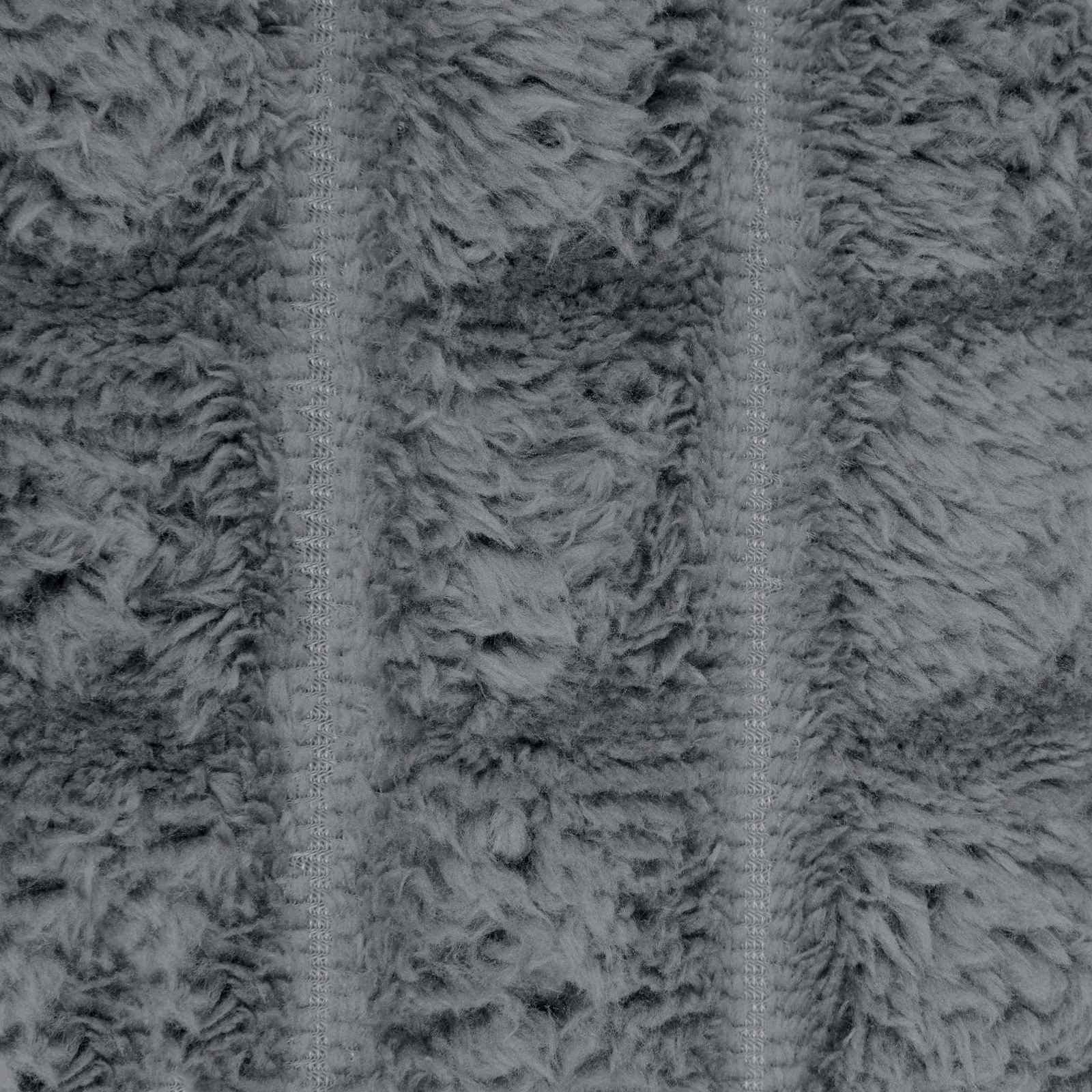 Wohndecken 6 pcs Dunkelgrau 240 x 220 cm Fleece