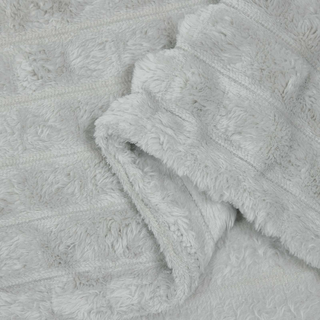 Wohndecken 6 pcs Grau 270 x 240 cm Fleece
