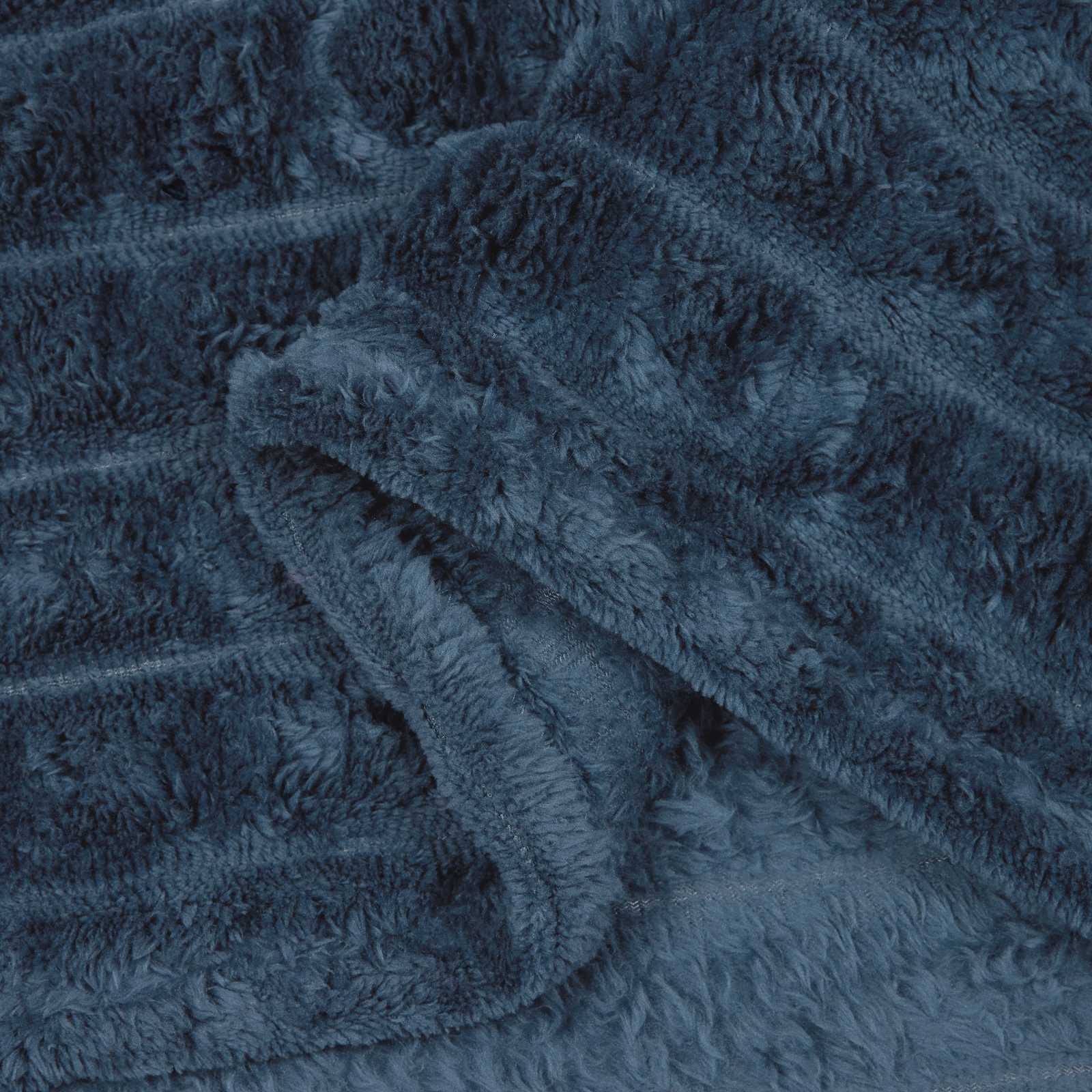 Wohndecken 6 pcs Marineblau 150 x 130 cm Fleece