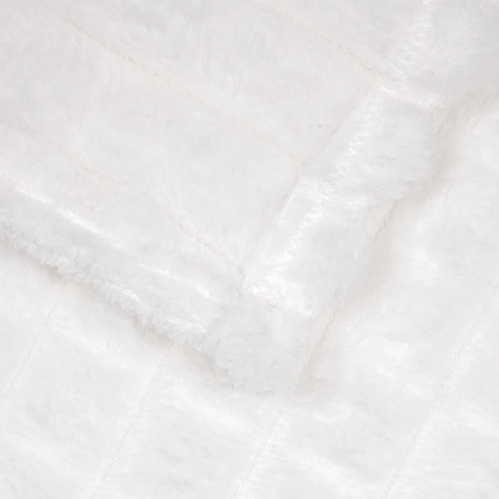Wohndecken 6 pcs Weiß 270 x 240 cm Fleece