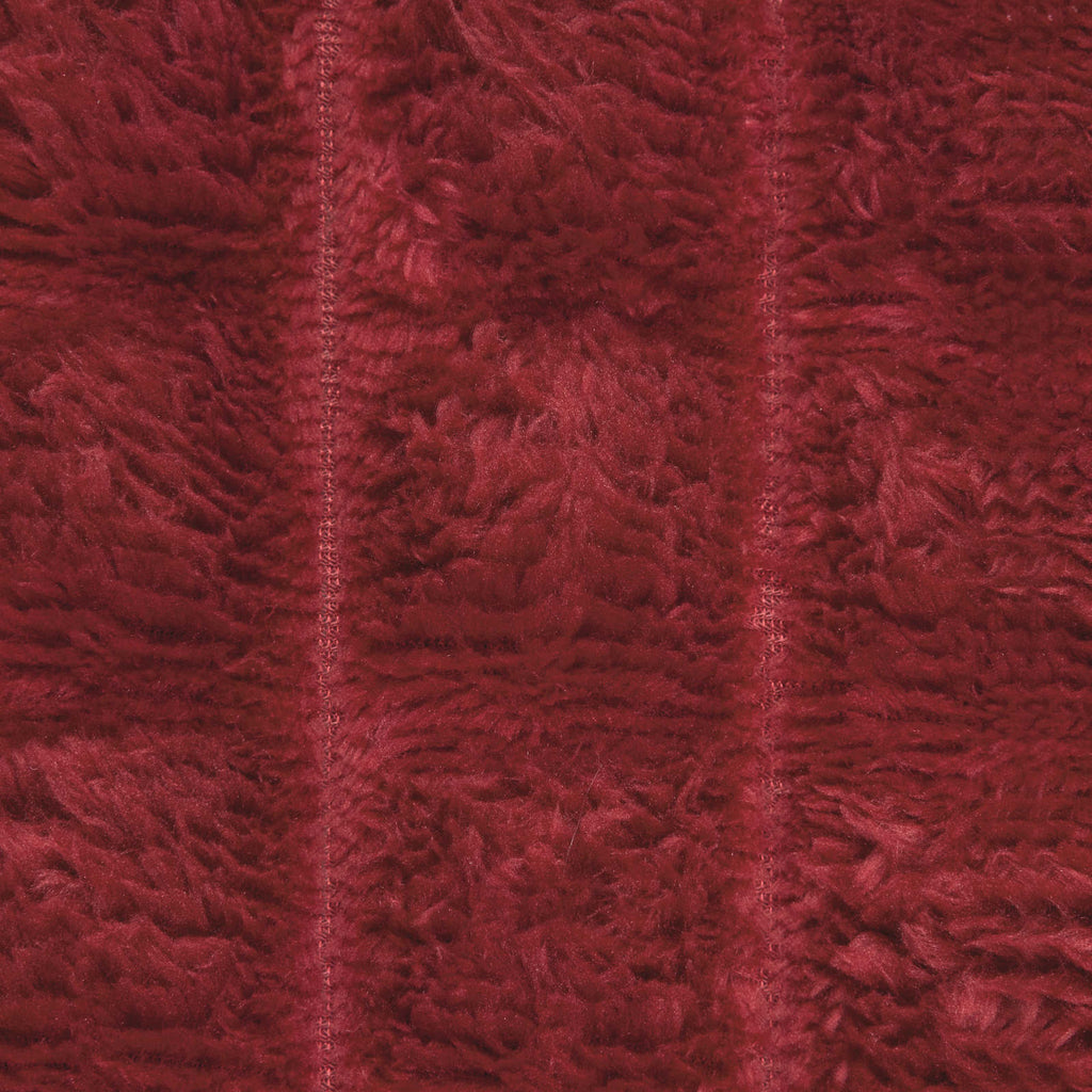 Wohndecken 6 pcs Bordeauxrot 150 x 130 cm Fleece